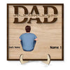 DAD We Love You Gift Personalized 2-Layer Wooden Plaque