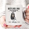 Dog Dad Caricature Personalized Mug
