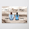 Always With You Sky Family Members, Sympathy Gift, Memorial Personalized Poster