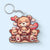 Cute Grandma Bear Mama Bear With Kids Personalized Acrylic Keychain