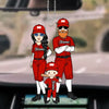 Baseball Family Personalized Car Hanger Acrylic Ornament