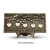 2-15 Names Personalized Family Tree Frame Wood Frame 2-15 Family Members Custom Text