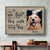 Those We Love Do Not Go Away,They Walk Beside Us Every Day - Personalized Horizontal Poster