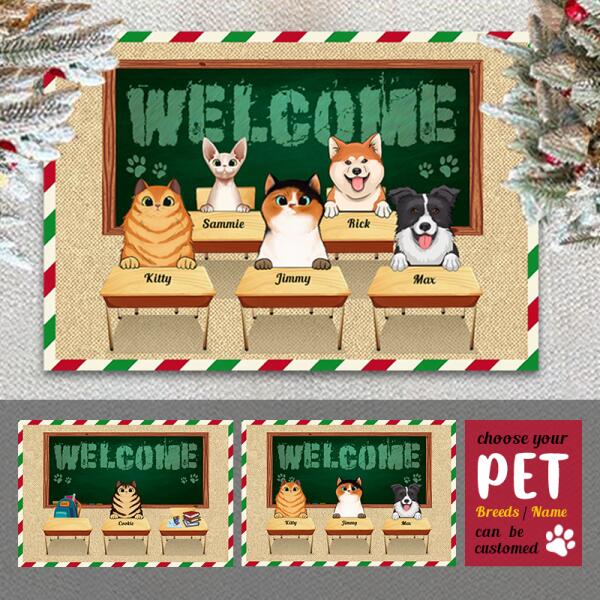 Welcome - Funny Personalized Decorative Mat