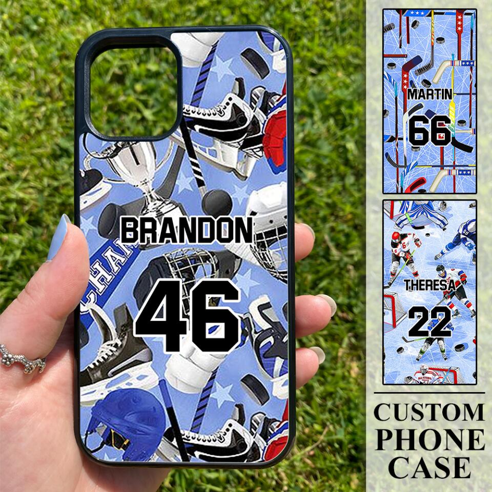 Personalized Ice Hockey Custom Name&Number Phone Case