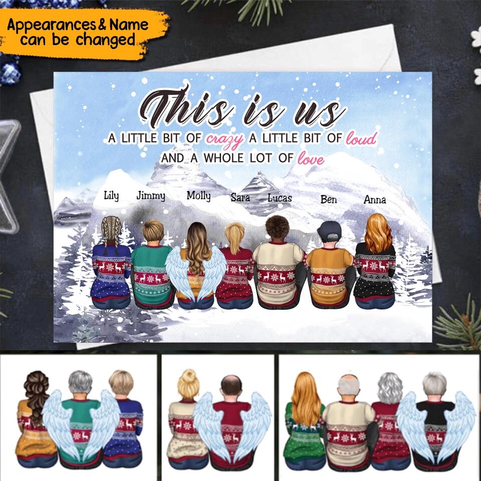 This Is Us- Personalized Family Christmas Postcard