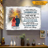 I Didn&#39;t Marry You - Personalized Couple Sunset Canvas,Family Gift For Couple