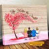 Personalized Mother&amp;Daughter Memorial Canvas Ornament - Gift For Family