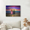 Grow Old Along with Me - Personalized Back View Couple Canvas, Gift For Lover