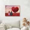 Personalized Couple Wrapped Canvas - Anniversary,
Valentine&#39;s Day Gift For Lover