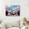 Grow Old Along with Me - Personalized Back View Couple Canvas, Valentine&#39;s Day Gift For Lover