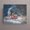 We Built The Life We Loved - Personalized Back View Couple Canvas, Valentine&#39;s Day Gift For Lover