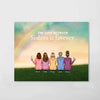 The Love Between Sisters Is Forever - Personalized Canvas