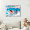 The Love Between Sisters Is Forever-Personalized Canvas