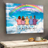 The Love Between Sisters Is Forever-Personalized Canvas