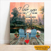 I Love You Fall All That You Are - Personalized Couple Canvas