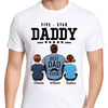 Five Star Dad Back View Sitting Personalized Shirt,Hoodie,Best Gift For Father&#39;s Day