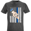 Papa/Grandpa Fist Bump - Personalized T-Shirt/ Hoodie - Best Gift For Father, Grandpa