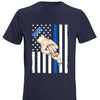 Papa/Grandpa Fist Bump - Personalized T-Shirt/ Hoodie - Best Gift For Father, Grandpa