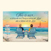 This Is Us A Little Bit Of Crazy Whole Lot Of Love - Personalized Wrapped Canvas