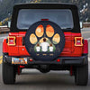 Let&#39;s Take A Trip - Family with Pet - Personalized Spare Tire Cover Custom Gift