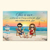 This Is Us A Little Bit Of Crazy Whole Lot Of Love - Personalized Wrapped Canvas - Couple, Sister, Brother, Bestie Gifts