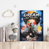 Dream Big Dreams - Custom Mashup Personalized Wrapped Canvas