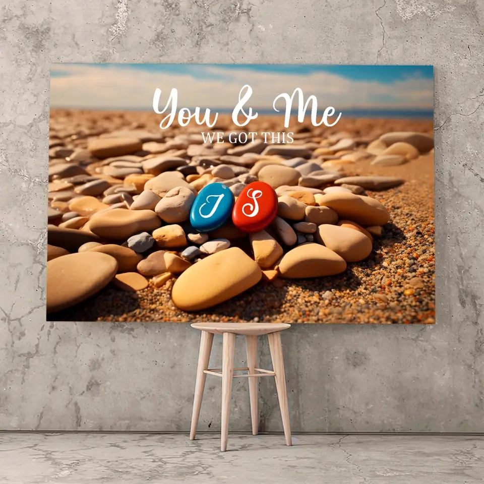 You & Me We Got This - Custom Personalized Couple Canvas