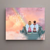 I Am Always With You - Personalized Canvas - Memorial Gift For Lover, Couple