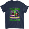 Green And Purple Witch Best Friends Sisters Personalized Shirt, Hoodie