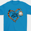Personalized Halloween Heart Shape  Funny Cat Mom Shirt