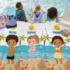 Kid On The Beach - Personalized Beach Towel