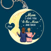 I Love You To The Moon And Back- Personalized Acrylic Keychain