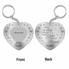 Custom Photo Not A Day Goes by that You are Not Missed - Commemorative Personalized Keychain - Sympathy Gift for Family Members