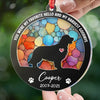 We&#39;ll Miss You For The Rest Of Ours - Memorial Personalized Custom Suncatcher Ornament - Acrylic Round Shaped - Sympathy Gift For Pet Owners, Pet Lovers