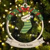 Family Christmas Stockings - Christmas Gift - Personalized 2-Layered Mix Ornament