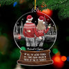You&#39;re By Far My Favorite - Couple Personalized Custom Ornament - Acrylic Snow Globe Shaped - Christmas Gift For Husband Wife, Anniversary