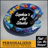 Personalized Art Palette Studio Sign / Wall Hanging Decoration